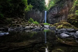 Oregon United States Of America Prints: Abiqua Falls. Creator: Joshua Johnston
