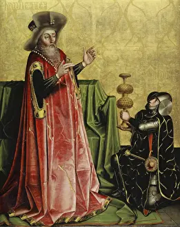 Loyalty Prints: Abishai before David, 1435. Creator: Konrad Witz