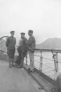 Nome Alaska United States Prints: Aboard S.S. Victoria, between c1900 and 1916. Creator: Unknown