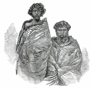 Kilburn Prints: Aboriginal Australians - old and young man