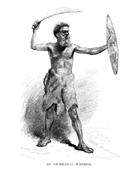 An Aboriginal Warrior, 1886