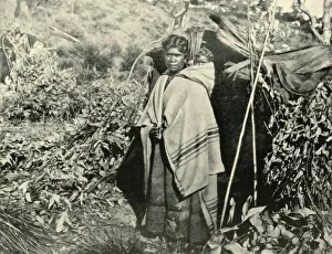 Aboriginal woman with child, 1901. Creator: Unknown