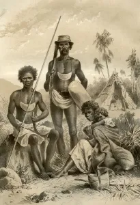 Australia Prints: Aborigines of Australia, 1879. Artist: McFarlane and Erskine