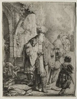 1606 1669 Prints: Abraham Casting out Hagar and Ishmael