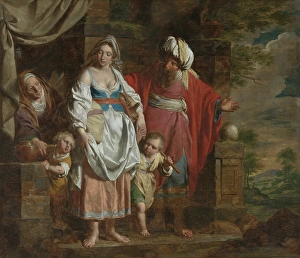 Exiled Prints: Abraham Casting Out Hagar and Ishmael, 1781. Creator: Pieter-Jozef Verhaghen