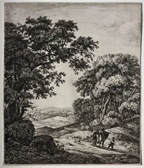 Anthonie Waterloo Dutch Collection: Abraham Dismissing Hagar; Agar Comforted by the Angel; The Prophet of Juda.... Creator