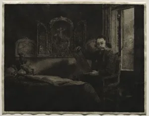 1606 1669 Prints: Abraham Francen, Apothecary, c. 1657. Creator: Rembrandt van Rijn (Dutch, 1606-1669)