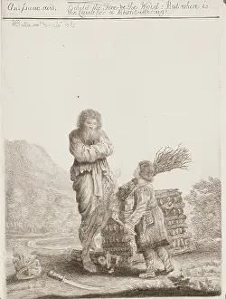 1760s Prints: Abraham and Isaac, c1765. Creator: William Baillie