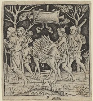 Cesena Peregrino Da Prints: Abraham and Isaac on Their Way to Mount Moriah, c. 1490/1510. Creator: Peregrino da Cesena
