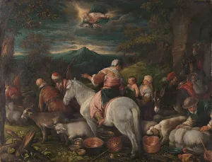 Francesco Bassano Prints: Abraham Leaves Haran, 1560-1592. Creator: Francesco Bassano II