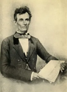 Ludwig Prints: Abraham Lincoln, 1854, (1930). Creator: Unknown