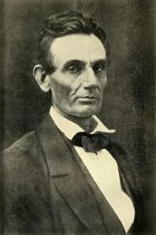 Lincoln Gallery: Abraham Lincoln, 1858, (1930). Creator: Unknown
