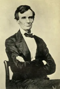 Ludwig Prints: Abraham Lincoln, 1860, (1930). Creator: Unknown