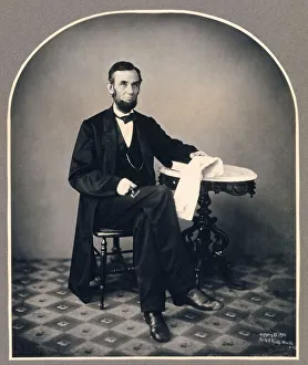 Abraham Lincoln, 1863, printed 1901. Creator: Alexander Gardner Abraham Lincoln, 1863, printed 1901. Creator: Alexander Gardner