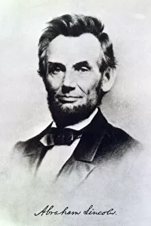 Booth Collection: Abraham Lincoln, President of the USA, c1865
