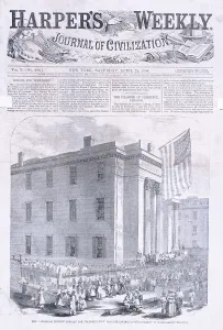 Harpers Weekly Prints: The Abraham Lincoln school for freedmen