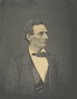Abraham Lincoln Collection: Abraham Lincoln, Springfield, Illinois, June 3, 1860, printed c. 1880