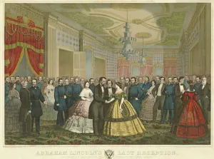 Abraham Lincolns Last Reception, 1865