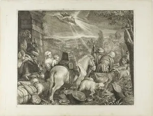 West Bank Prints: Abraham's Arrival at Sichem, n.d. Creator: Cornelis de Visscher