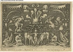 Delaune Etienne Prints: Abrahams Sacrifice, n. d. Creator: Etienne Delaune