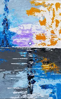 Bandji Fall Prints: Abstract Art 122. Creator: Bandji Fall