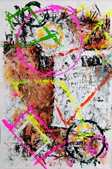 Acrylic Gallery: Abstract Art 124. Creator: Bandji Fall