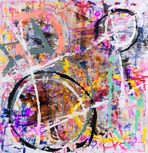 Acrylic Gallery: Abstract Art 125. Creator: Bandji Fall