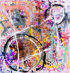 Bandji Fall Prints: Abstract Art 125. Creator: Bandji Fall