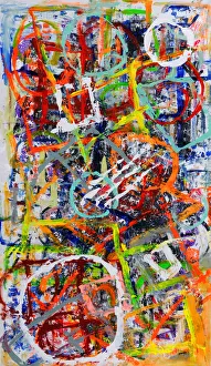 Acrylic Gallery: Abstract Art 127. Creator: Bandji Fall