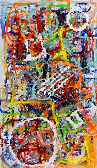 Bandji Fall Prints: Abstract Art 127. Creator: Bandji Fall