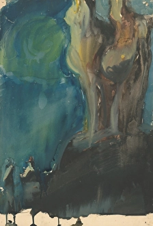 Abstract composition (fairy tale character), 1940/1944. Creator: Jan Novak