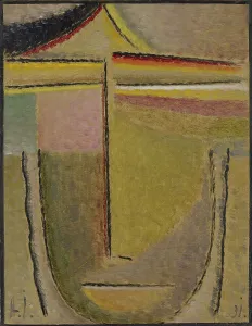 Javlensky Prints: Abstract Head: Apollo, 1931. Creator: Javlensky, Alexei, von (1864-1941)