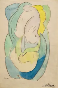 Walkowitz Abraham Prints: Abstraction, 1906. Creator: Abraham Walkowitz
