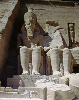 Abu Simbel, Egypt, 1984. Creator: Ethel Davies