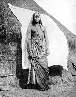 Peoples Of The World In Pictures Gallery: An Abyssinian (Ethiopian) woman, 1936.Artist: Wide World Photos