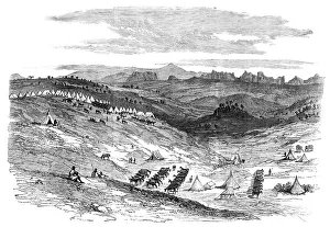 Abyssinia Prints: The Abyssinian Expedition: camp of General Sir R