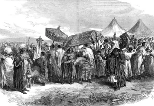 Military Band Prints: The Abyssinian Expedition: funeral of the widow of King Theodore at Aikhullet
