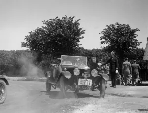 AC Acedes Six open tourer of J Mollart competing in the B&HMC Brighton Motor Rally, 1930