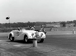 Northamptonshire Prints: A.C. Buckland tourer 1951 at Silverstone 8 clubs meeting