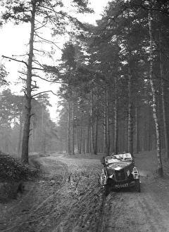 Junior Car Club Prints: AC taking part in a JCC motoring trial, Surrey, c1920s. Artist: Bill Brunell
