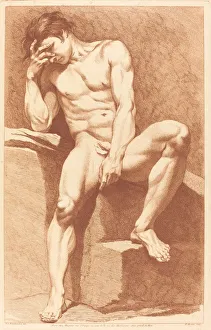 Bouchardon Edme Gallery: Academie. Creator: Pierre Alexandre Aveline