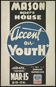 Playbill Prints: Accent on Youth, Los Angeles, 1938. Creator: Unknown