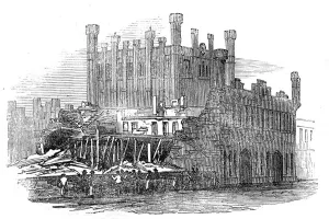 Sheffield South Yorkshire England Prints: Accident at the Castle Mills, Sheffield, 1854. Creator: Unknown