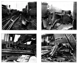 Incident Prints: The accident to a Scotch Express, 1898. Creator: William Crooke