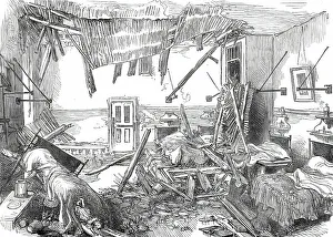 Beds Prints: The Accident at St. George's Hospital: the Holland Ward after the Accident