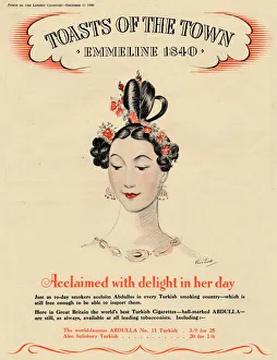 Acclaim Prints: Acclaimed with delight in her day, Toasts of the Town - Emmeline 1840, 1940