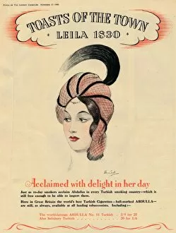 London Charivari Gallery: Acclaimed with delight in her day, Toasts of the Town - Leila 1830, 1940