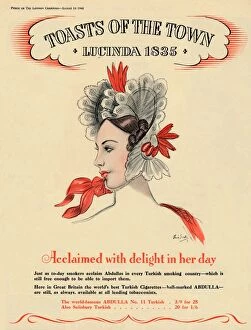 London Charivari Gallery: Acclaimed with delight in her day, Toasts of the Town - Lucinda 1835, 1940