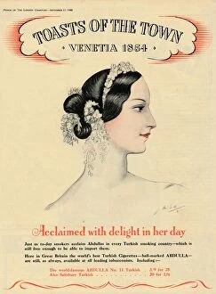 Fame Collection: Acclaimed with delight in her day, Toasts of the Town - Venetia 1854, 1940