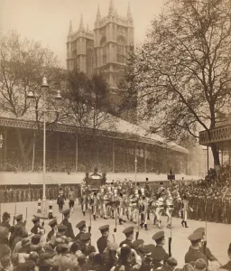 Daily Express Prints: Acclaimed by Thousands at Westminster, May 12 1937